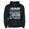 Sweat Capuche Rugby Terroir Noir