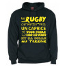 Sweat Capuche Rugby Terroir Noir