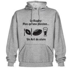 Sweat Rugby Art de Vivre Gris 