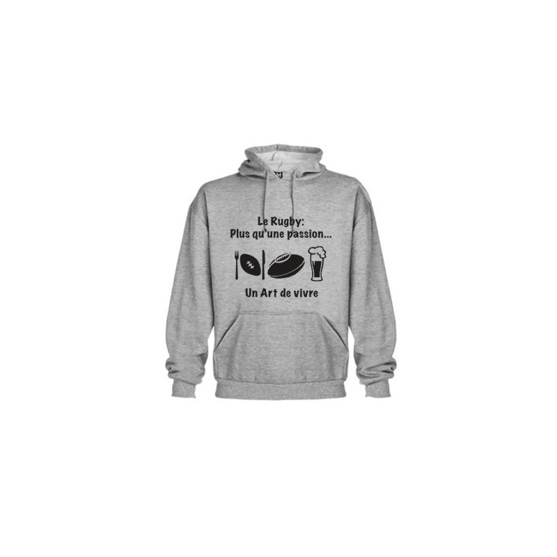 Sweat Rugby Art de Vivre Gris 