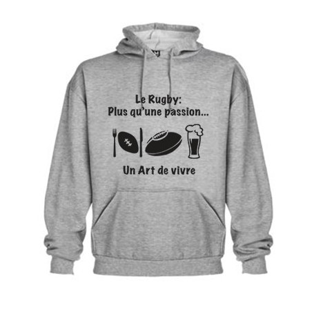 Sweat Rugby Art de Vivre Gris 