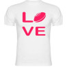 Tee shirt Love Rugby Blanc 