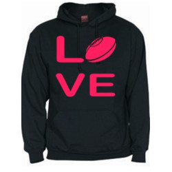 Sweat Love Rugby noir 
