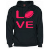 Sweat Love Rugby noir 