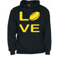 Sweat Love Rugby noir 