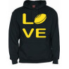 Sweat Love Rugby noir 