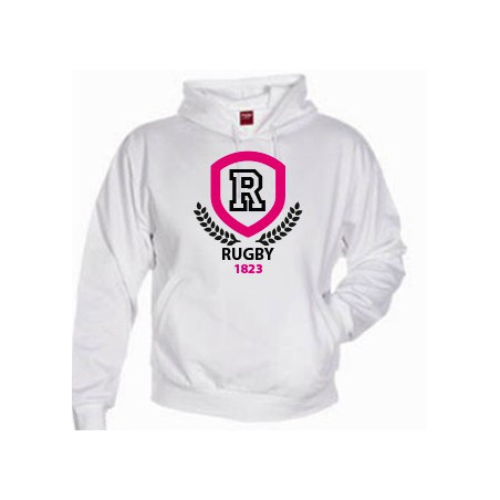 Sweat Rugby Laurier blanc