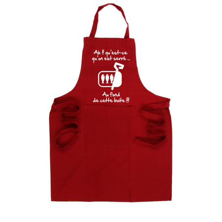 Tablier de cuisine Rugby "Sardines" 