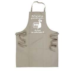 Tablier de cuisine Rugby "Sardines" 