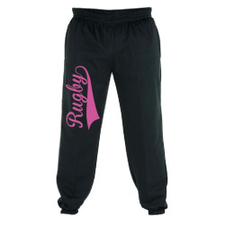 Bas de Jogging molleton Rugby Noir