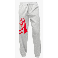 Bas de Jogging molleton Rugby Gris