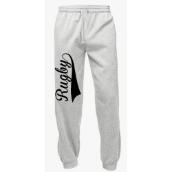 Bas de Jogging molleton Rugby Gris