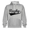 Sweat capuche Rugby Gris