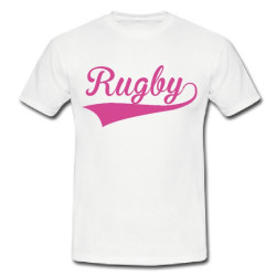 Tee shirt Rugby Blanc