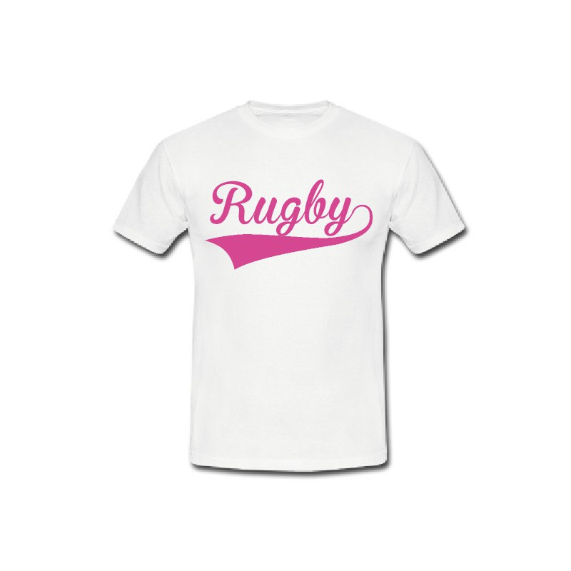 Tee shirt Rugby Blanc