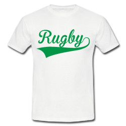 Tee shirt Rugby Blanc