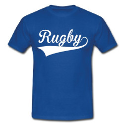 Tee shirt Rugby Bleu