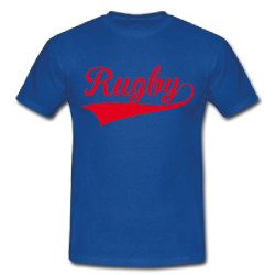 Tee shirt Rugby Bleu
