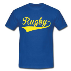 Tee shirt Rugby Bleu