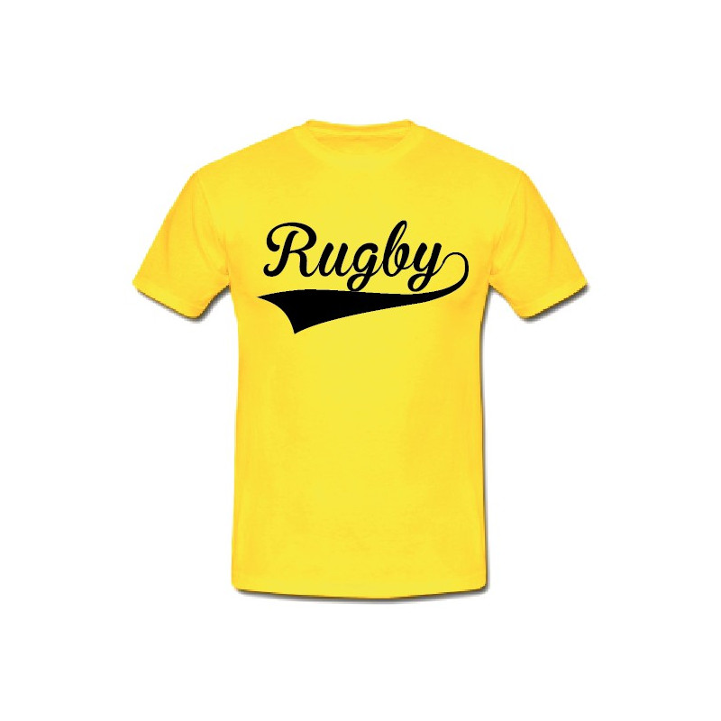 Tee shirt Rugby Jaune