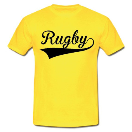 Tee shirt Rugby Jaune
