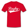 Tee shirt Rugby Rouge