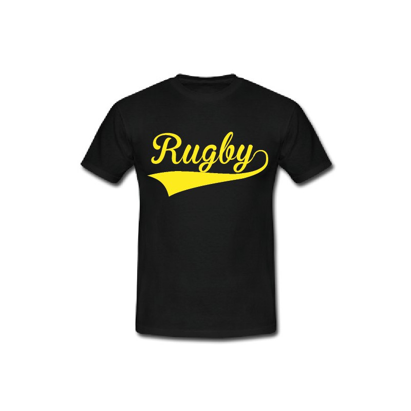 Tee shirt Rugby Noir