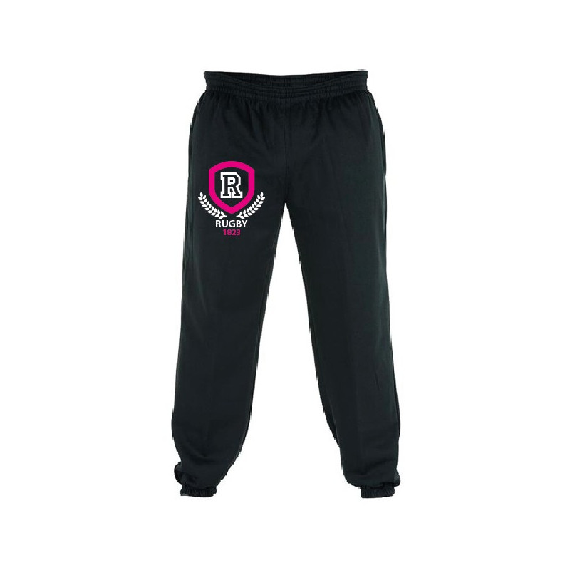 Bas de Jogging molleton Rugby Laurier Noir