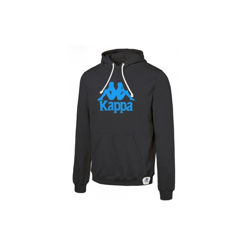 Sweat capuche Kappa Rugby Line Lavagno Noir