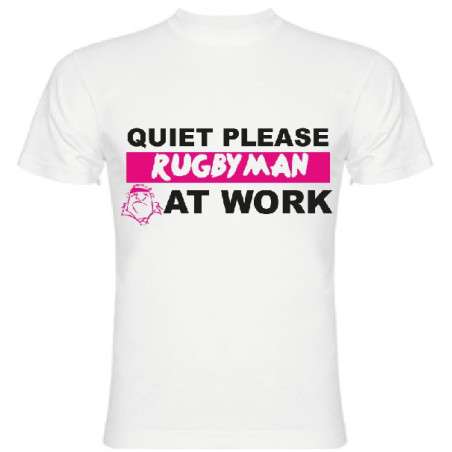 Tee Shirt Rugbyman at Work