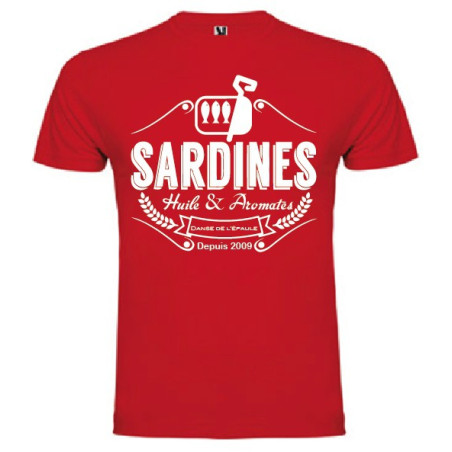 Tee Shirt Sardines 2 Rouge