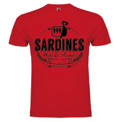 Tee Shirt Sardines 2 Rouge