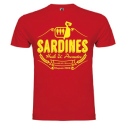 Tee Shirt Sardines 2 Rouge