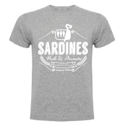Tee Shirt Sardines 2 Gris