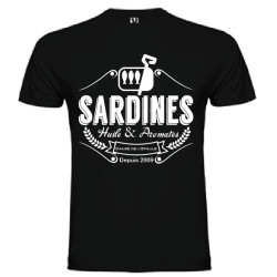 Tee Shirt Sardines 2 Noir