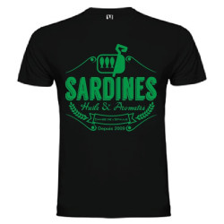 Tee Shirt Sardines 2 Noir