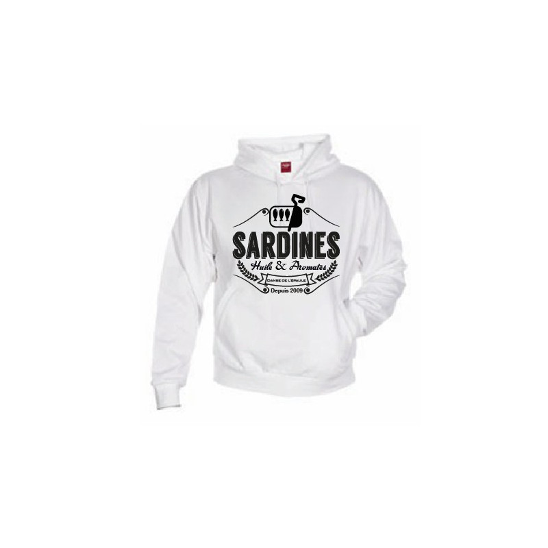 Sweat Sardines 2 Blanc