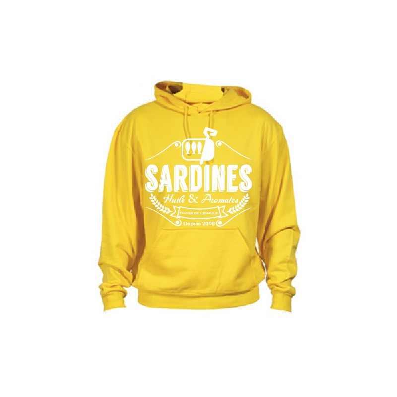 Sweat Sardines 2 Jaune
