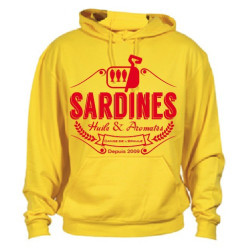 Sweat Sardines 2 Jaune