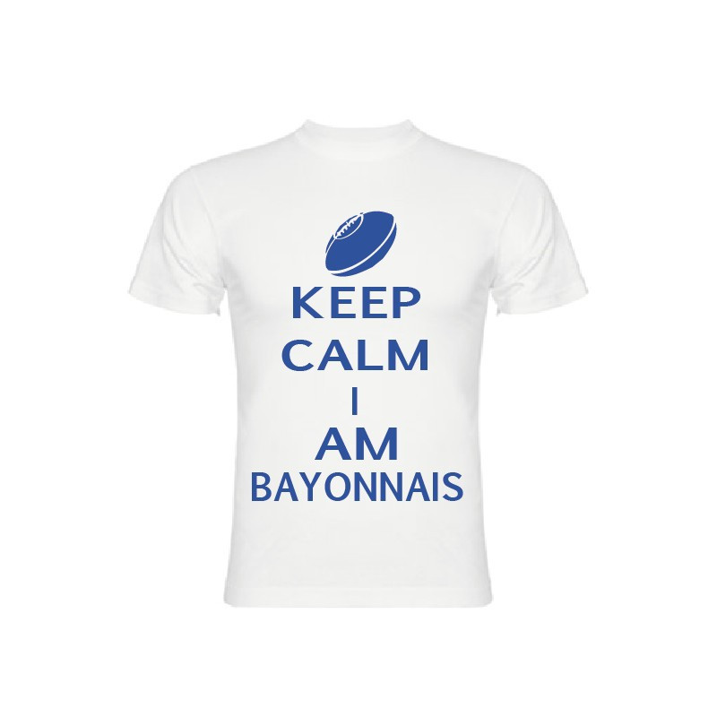 Tee Shirt Keep Calm I Am Bayonnais