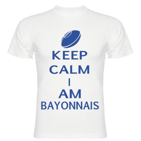 Tee Shirt Keep Calm I Am Bayonnais