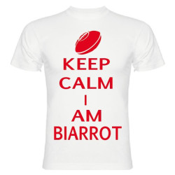 Tee Shirt Keep Calm I Am Biarrot