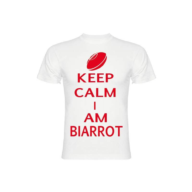 Tee Shirt Keep Calm I Am Biarrot