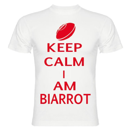 Tee Shirt Keep Calm I Am Biarrot