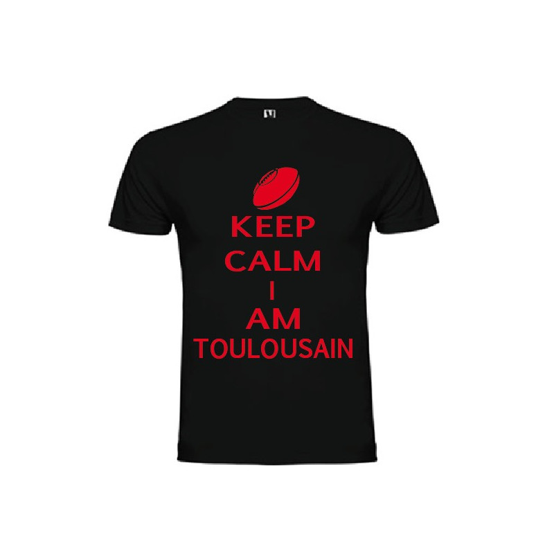 Tee Shirt Keep Calm I Am Toulousain
