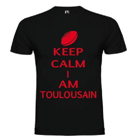 Tee Shirt Keep Calm I Am Toulousain
