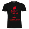Tee Shirt Keep Calm I Am Toulousain