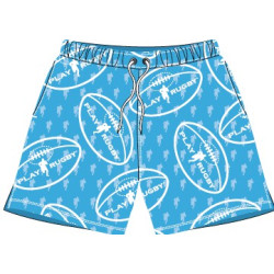 Short de Bain Play Rugby Junior ball Turquoise