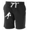 Bermuda Molleton Rugby Essentiel Noir