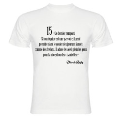 Tee Shirt Dico du Rugby n°15